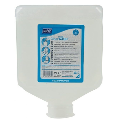 Deb Clear Foam Hand Wash 2L (CLR2LTR)