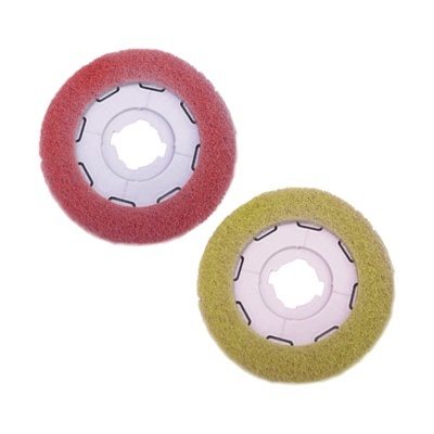 SEBO DART Polisher Pad - Yellow & Red (Diamond - Intermediate & Restoration)