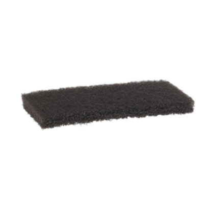 Vikan Stiff Scouring Pad 245mm, BROWN