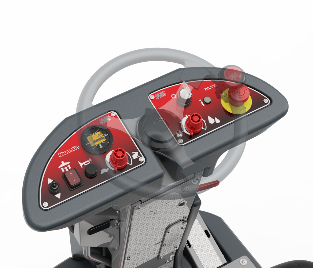 Numatic Ride On Scrubber Dryer TVL850