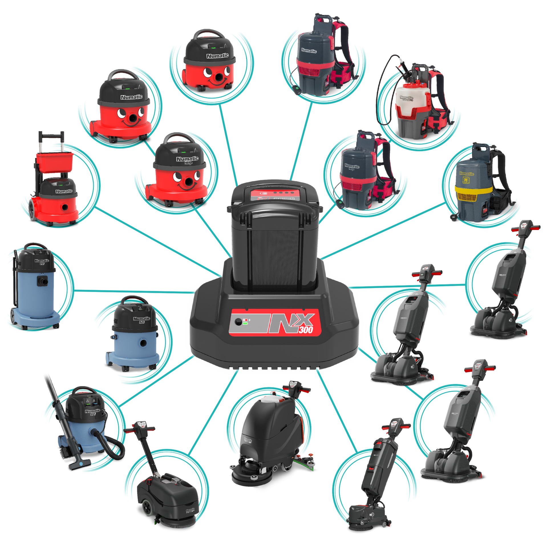Numatic NX300 Battery