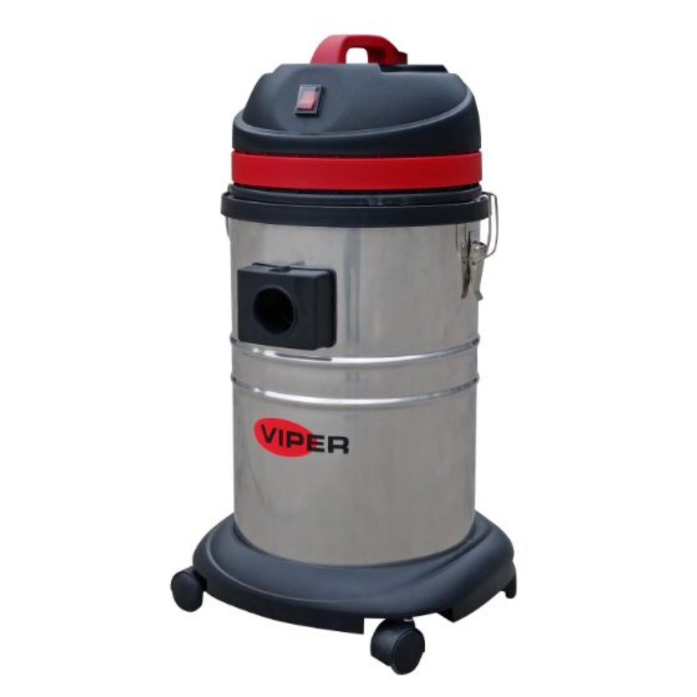 VIPER LSU135 Wet and Dry Vacuum - Single Motor - Steel