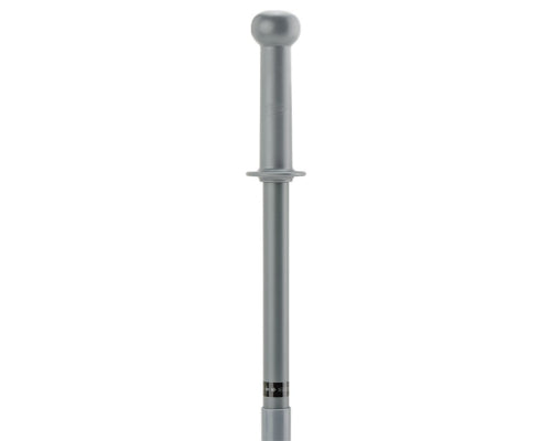 Vikan Short Telescopic Handle, 580 - 1390 mm, 35 mm, Grey