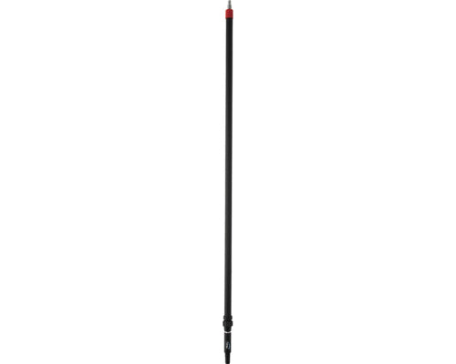 Vikan Aluminium Telescopic Water Fed Handle w/Hose Nozzle, 32mm Dia, 1600-2780mm, BLACK