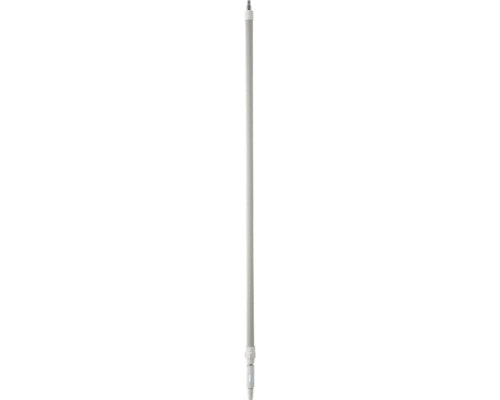 Vikan Telescopic Waterfed Handle w/ Hose Nozzle, 32mm Dia, 1615-2780mm, WHITE