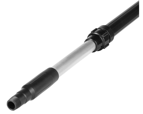 Vikan Aluminium Telescopic Water Fed Handle with on/off Click Fit (C) 32mm Dia, 1060-1600mm, BLACK
