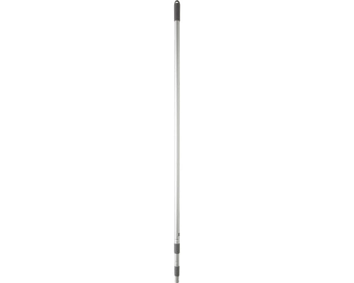 Vikan Aluminium telescopic handle w/click fit, 1480 - 4000 mm, 29 mm, Grey