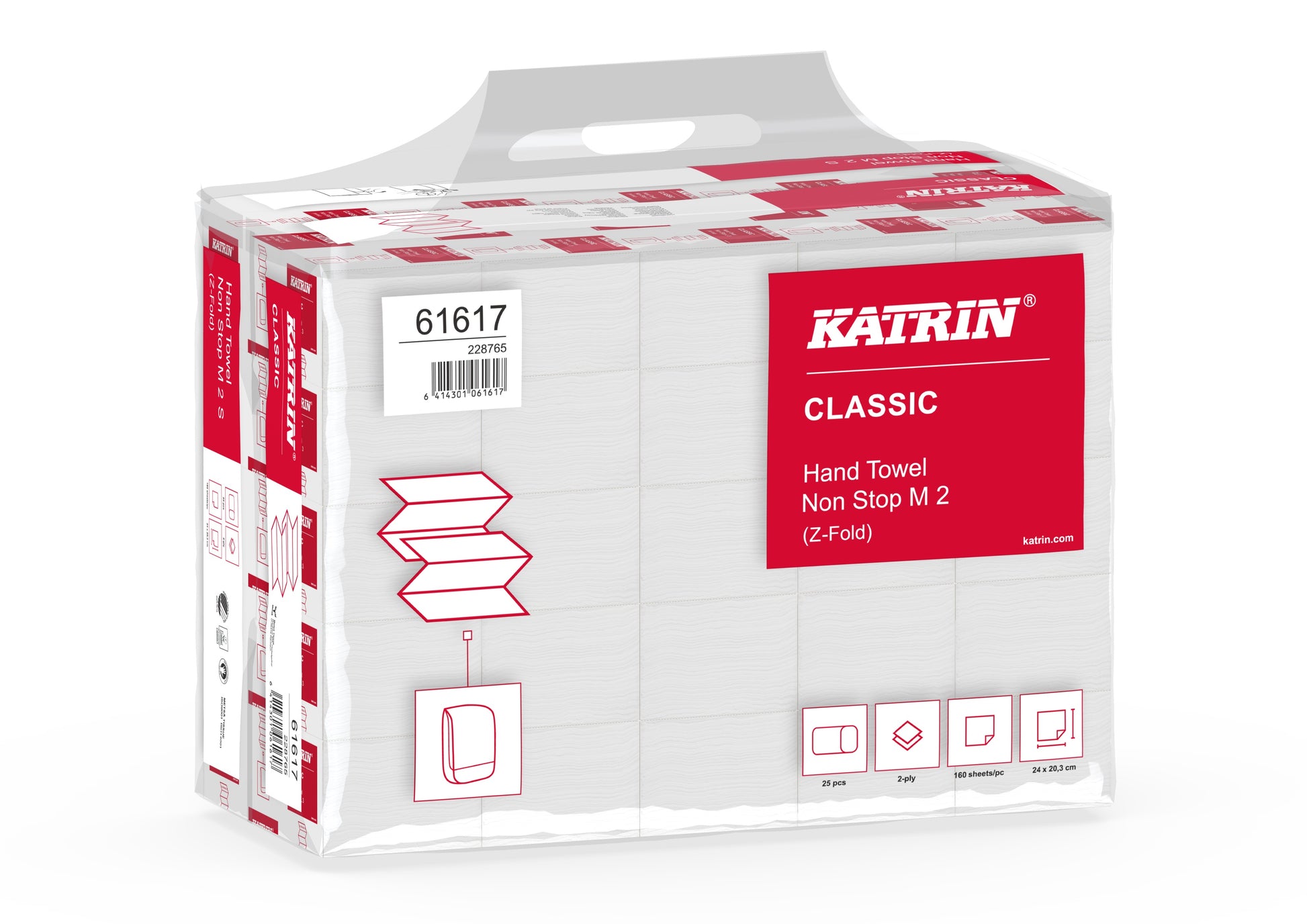 Katrin One Stop M2 Narrow Hand Towels - Case 4000