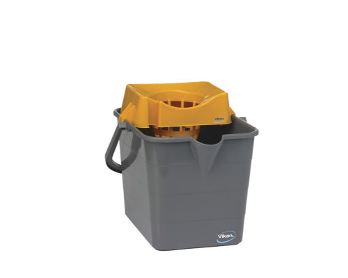 Vikan Mop Bucket,15 Litre, Grey