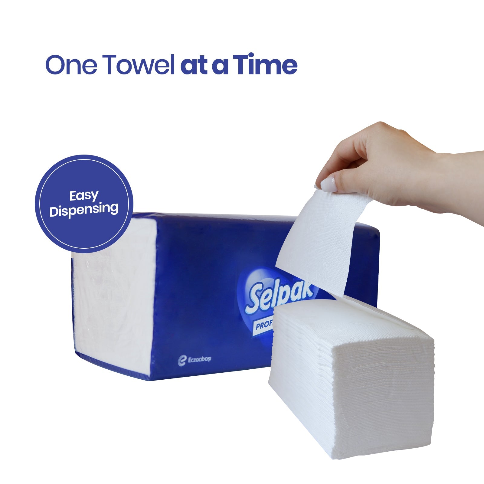 White V-Fold Selpak Professional Hand Towel x 2250 Sheet 2-ply