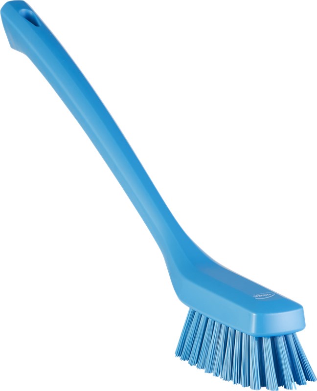 Vikan Narrow Cleaning Brush with Long Handle 420mm, Hard