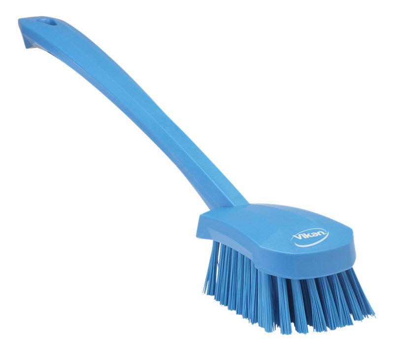 Vikan Washing Brush W/Long Handle 415mm, Hard