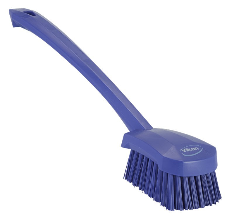 Vikan Washing Brush W/Long Handle 415mm, Hard