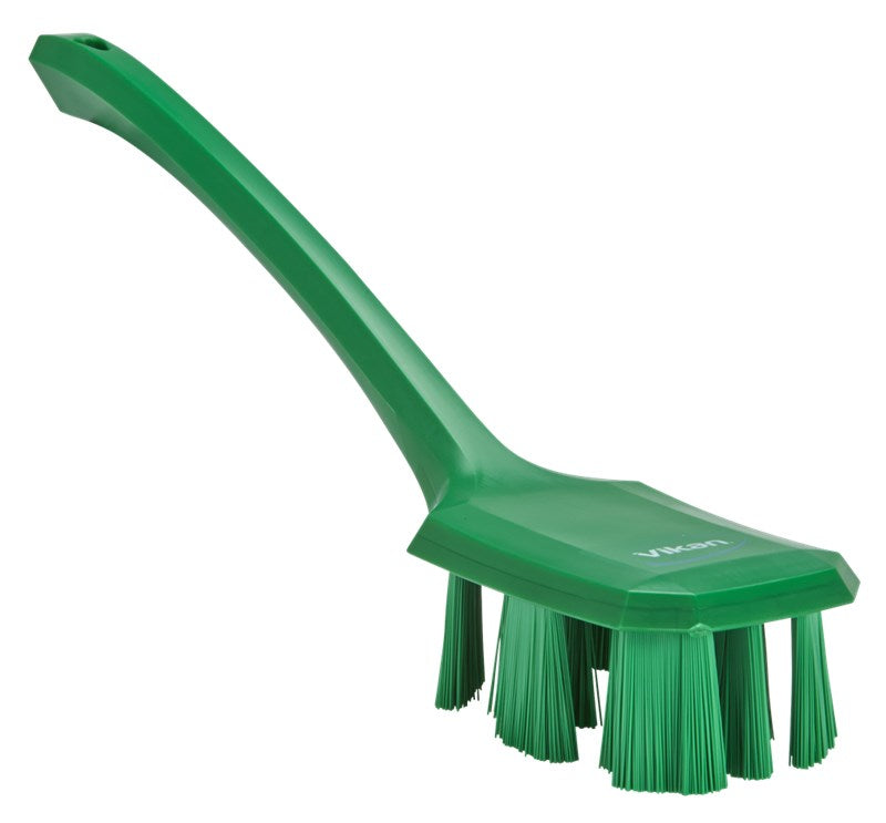 Vikan UST Hand Brush w/long Handle 395mm, Hard