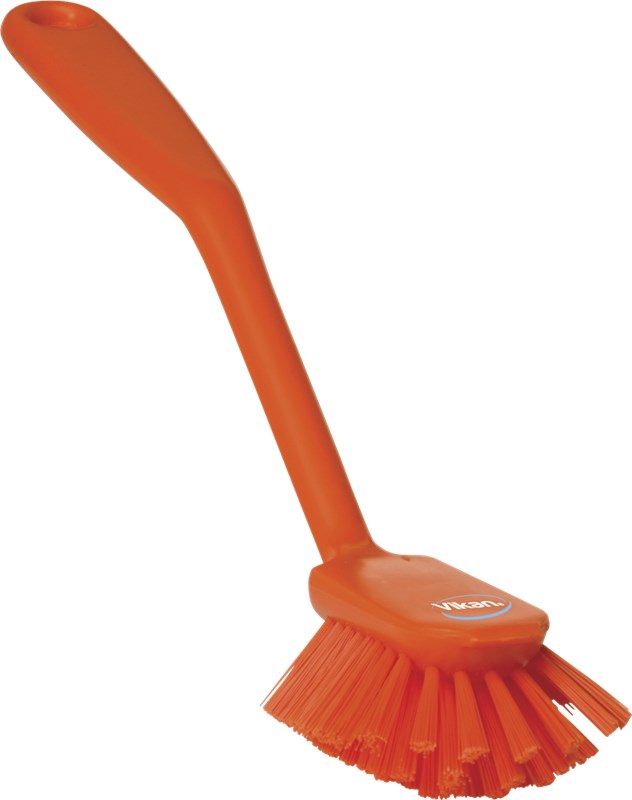 Vikan Dish Brush W/Scraping Edge 280mm, Medium