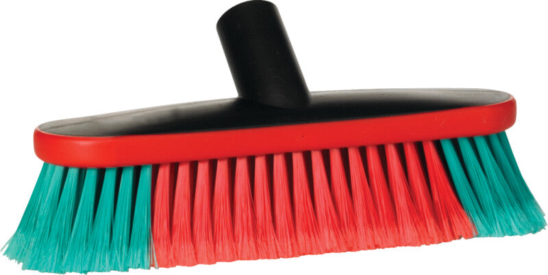 Vikan Vehicle Brush, Water Fed, 270mm, Soft/Split, BLACK