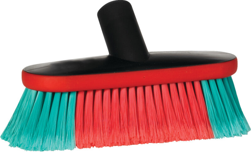 Vikan Vehicle Brush, Water Fed, 225mm, Soft/Split, BLACK