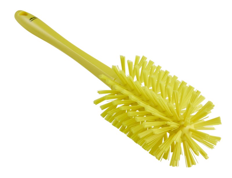 Vikan Pipe Brush w/handle, one piece 90mm Dia, Medium/Hard