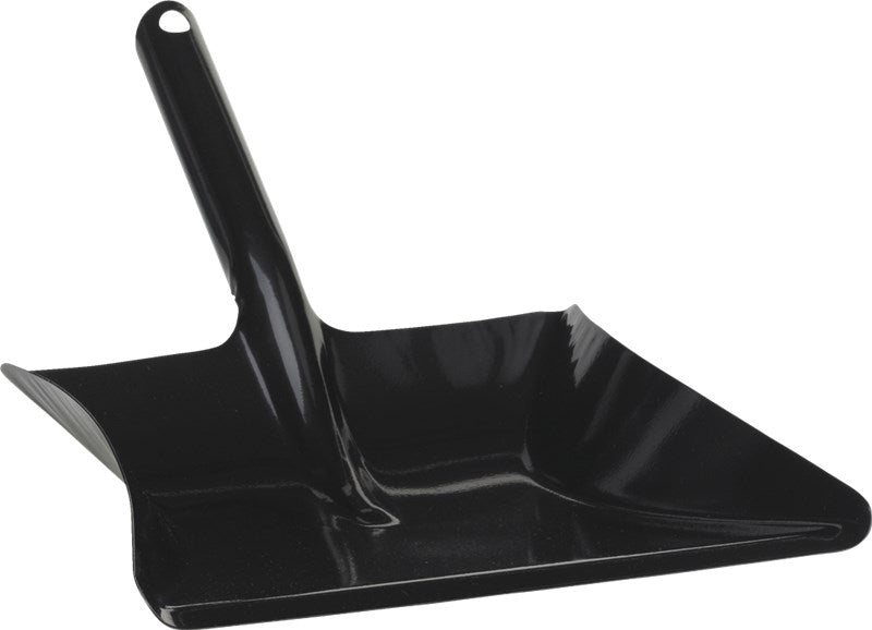 Vikan Dustpan, Metal, 245mm, BLACK