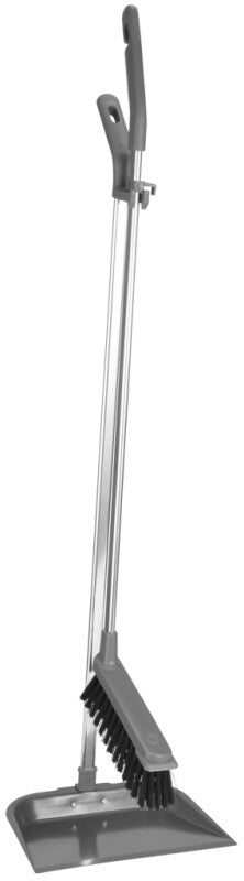 Vikan Brush/dustpan set, longhandled, 900 mm, Grey
