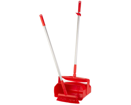 Vikan Dustpan set, closable with broom 350mm, Medium