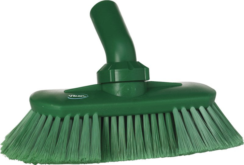 Vikan Washing Brush with Angle adjustment, waterfed 240mm, Soft/Split