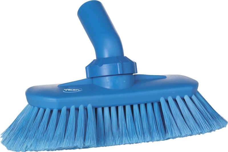 Vikan Washing Brush with Angle adjustment, waterfed 240mm, Soft/Split