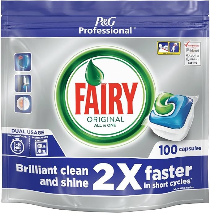 Fairy Original All-In-1 Dishwasher Tablets Pk 100