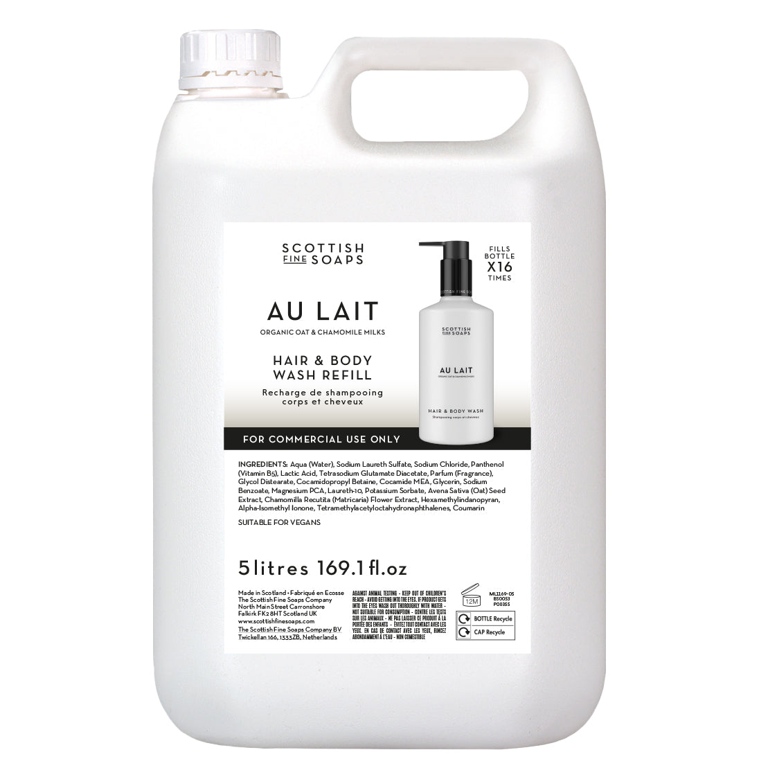 Au Lait Hair & Body Wash