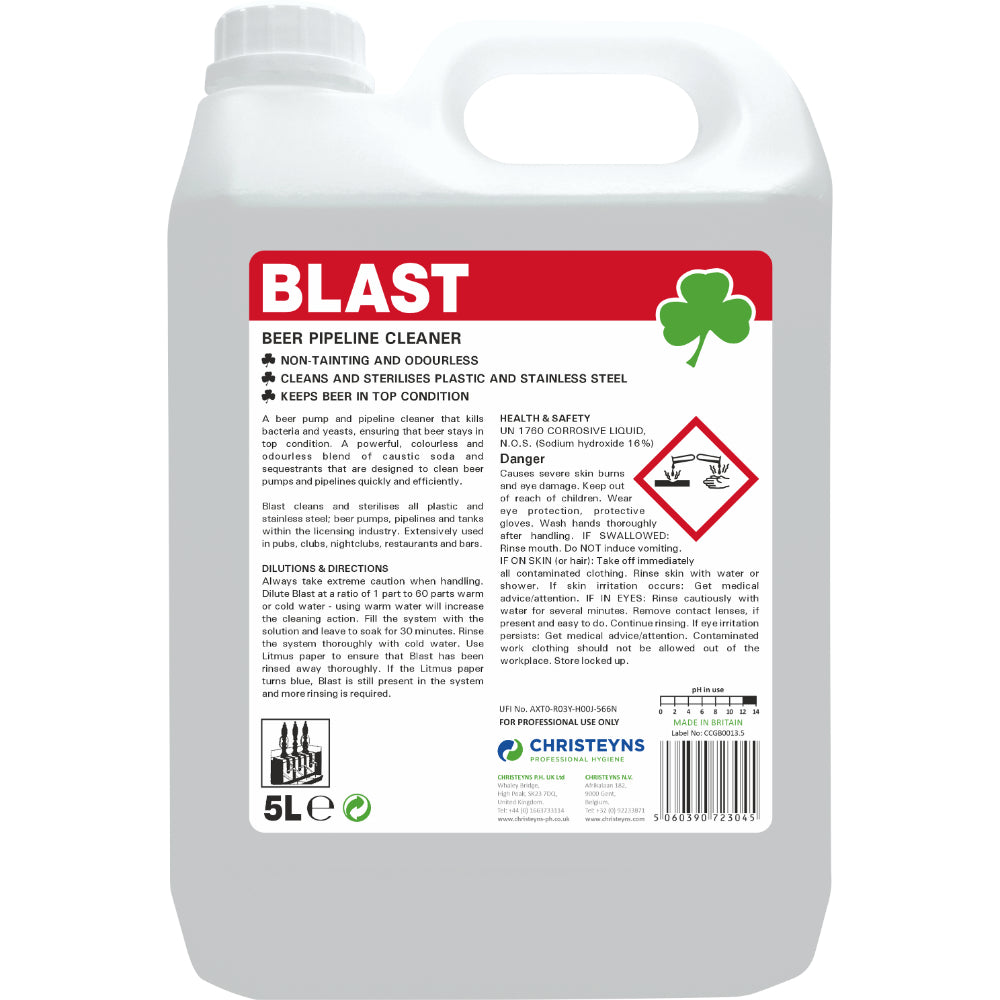Christeyns BLAST Beer Pipeline Cleaner 5L