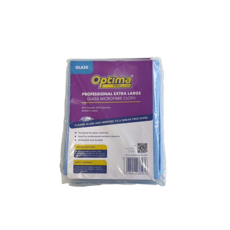 Optima Blue XL Microfibre Glass Cloth - Single