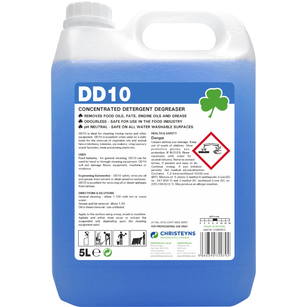 Christeyns DD10 H/Duty Degreaser