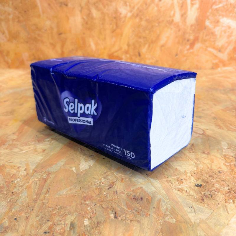 Pallet of 2ply Selpak Professional Hand Towel V Fold - 2250 Sheet