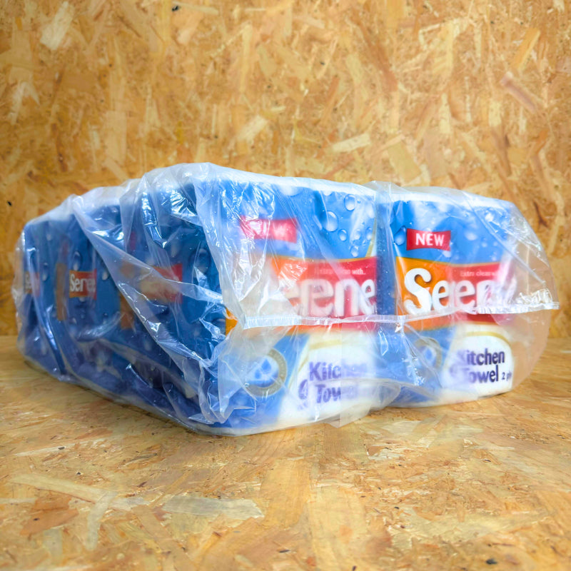 2Ply Serene Kitchen Roll - 10m x 210mm - 24 Rolls