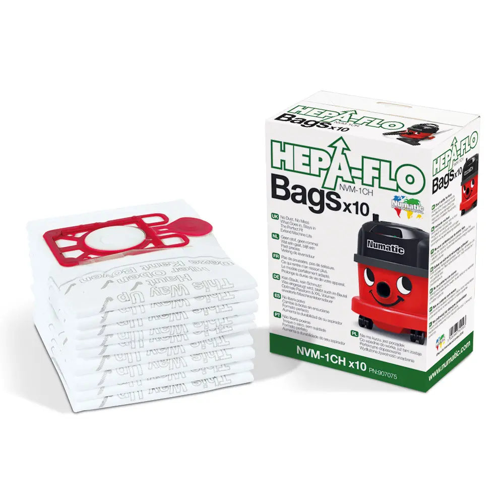 Numatic NVM-1CH HepaFlo Filter Bags