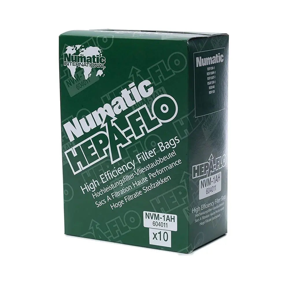 Numatic NVM-1AH HepaFlo Filter Bags - Pk10
