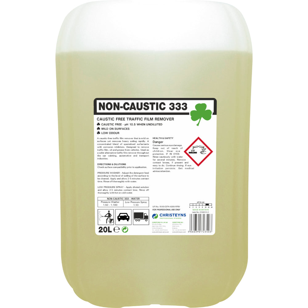 Christeyns NON CAUSTIC 333 Traffic Film Remover 20L