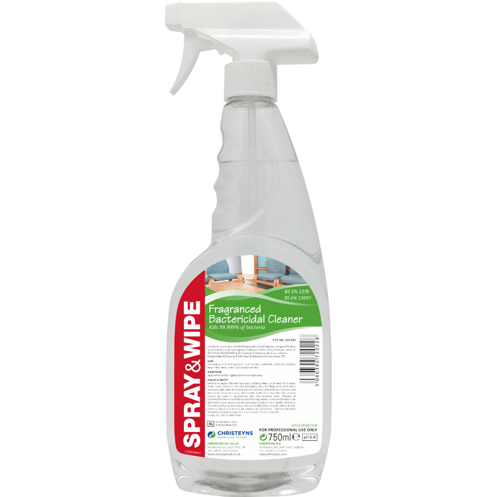 Christeyns SPRAY & WIPE Bactericidal Cleaner