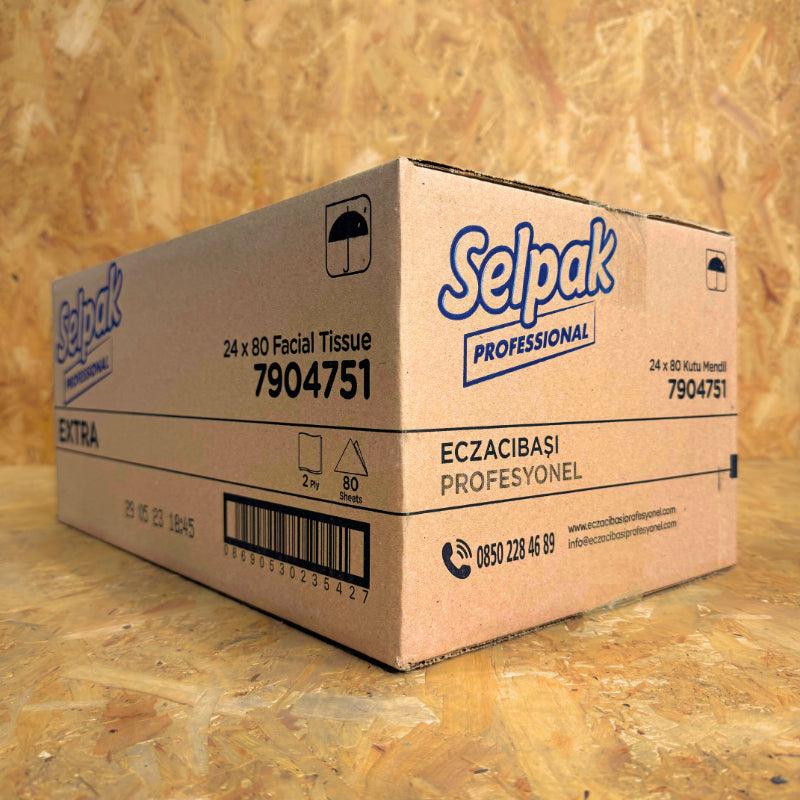 Pallet of 2Ply Selpak Pro Extra Facial Tissue - 1920 Sheet