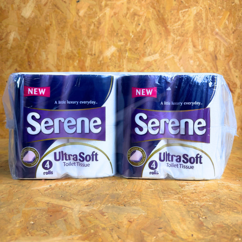 Pallet of 3ply Serene Ultra Quilted - Luxury Toilet Roll - 40 Rolls