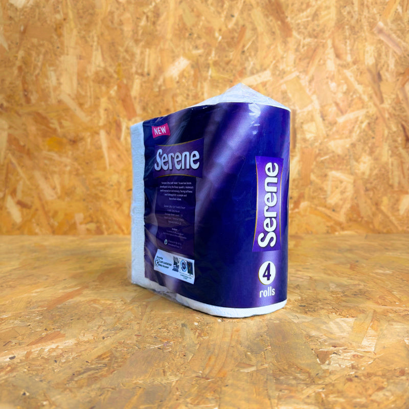 3ply Serene Ultra Quilted - Luxury Toilet Roll - 40 Rolls
