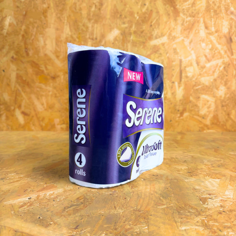 3ply Serene Ultra Quilted - Luxury Toilet Roll - 40 Rolls