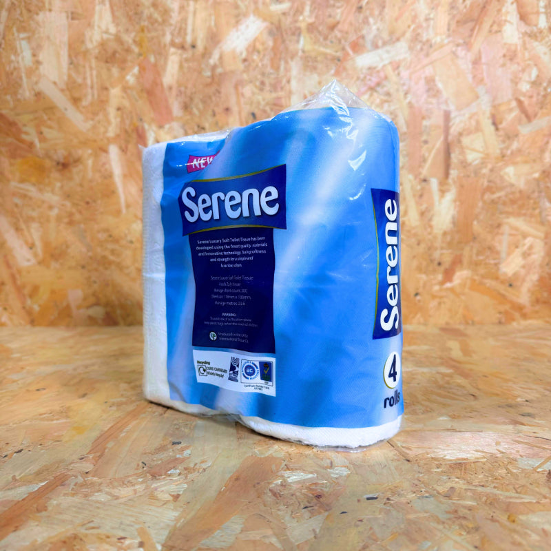 2Ply Serene Classic Quilted - Luxury Toilet Roll - 40 Rolls