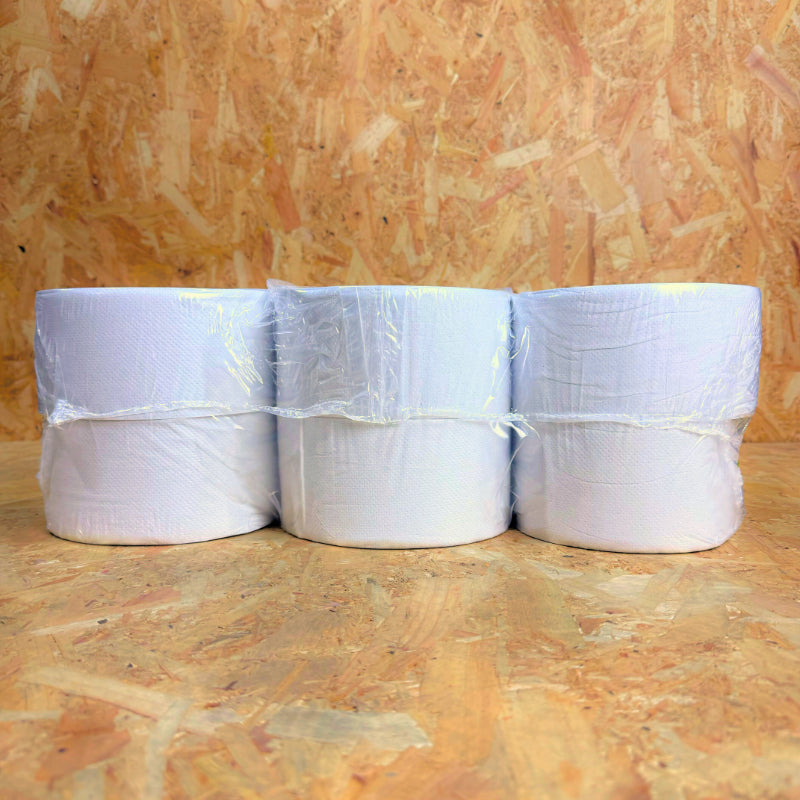 2Ply Mini Jumbo Toilet Roll - 2.25 Core - Recycled - 12 Rolls