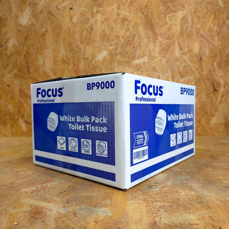 Pallet of 2Ply Bulk Pack Toilet Tissue - 103mm x 200mm - 9000 Sheet