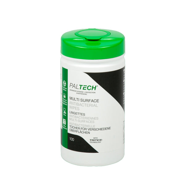 PAL Tech Wet Disinfectant Wipes Pk 100
