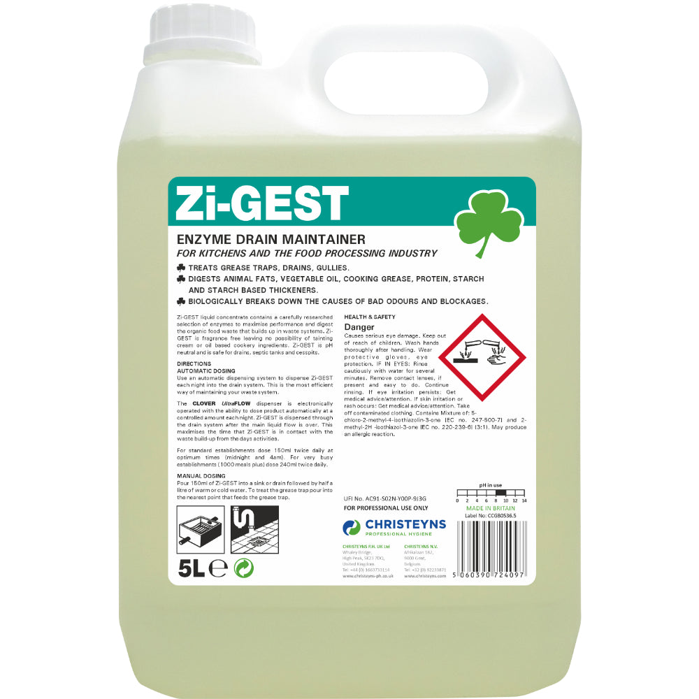 Christeyns ZI-GEST Enzyme Drain Maintainer