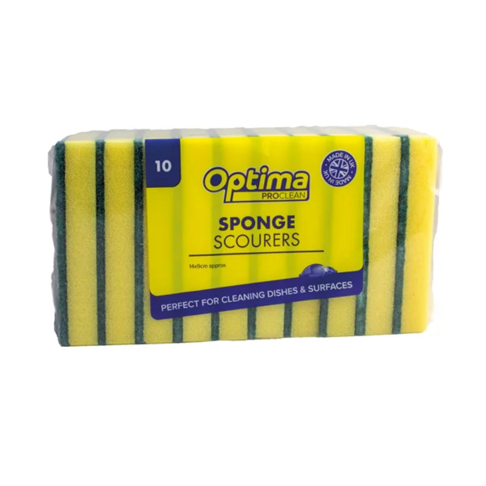 Optima Proclean Catering Sponge Scourers - Single