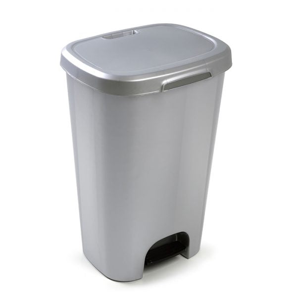 Pedal Bin Grey Plastic 50Ltr - Single