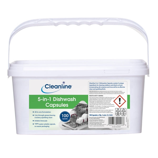 Cleanline 5-in-1 Dishwash Capsules (100)